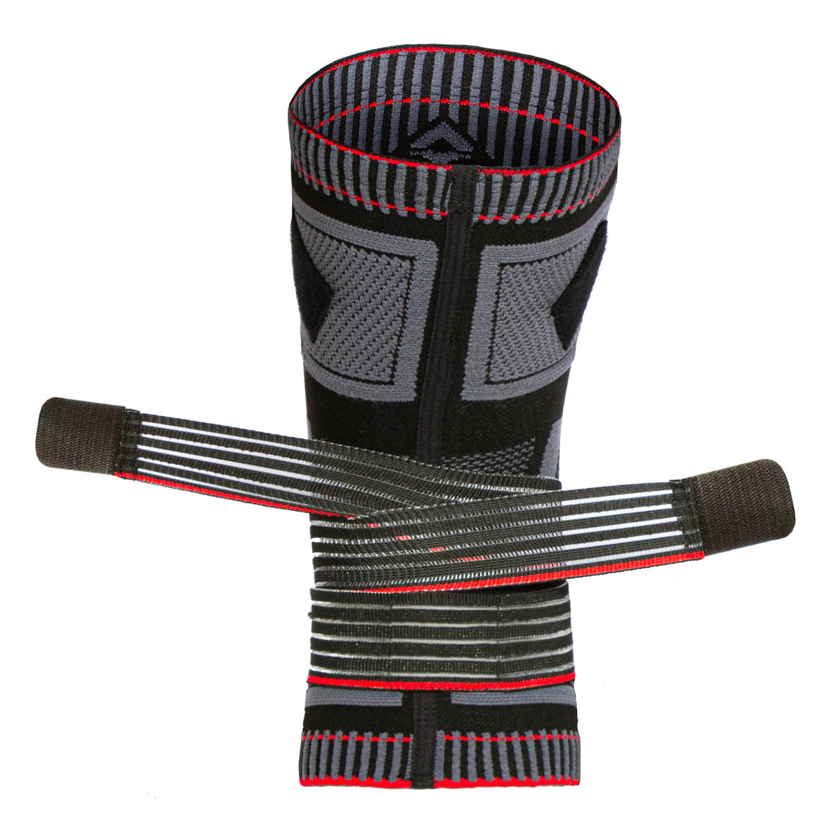 Par Joelheira de Compressão Prime Knit 3D com Faixa Alasca Alasca Tecnologia LtdaJoelheira