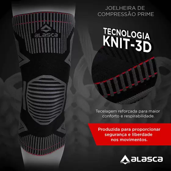 Par Joelheira de Compressão Prime Alasca Alasca Tecnologia LtdaJoelheira