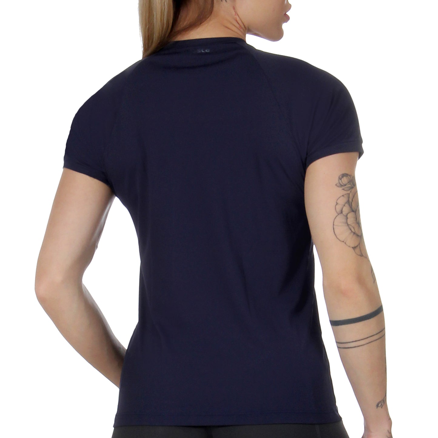 Camiseta Feminina Manga Curta Final Tech Azul Alasca