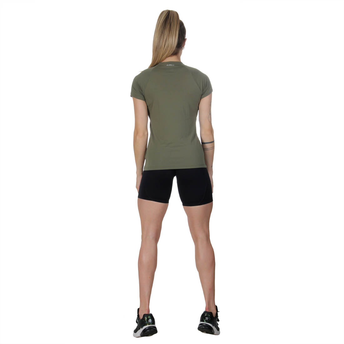 Camiseta Feminina Manga Curta Final Tech Verde Alasca
