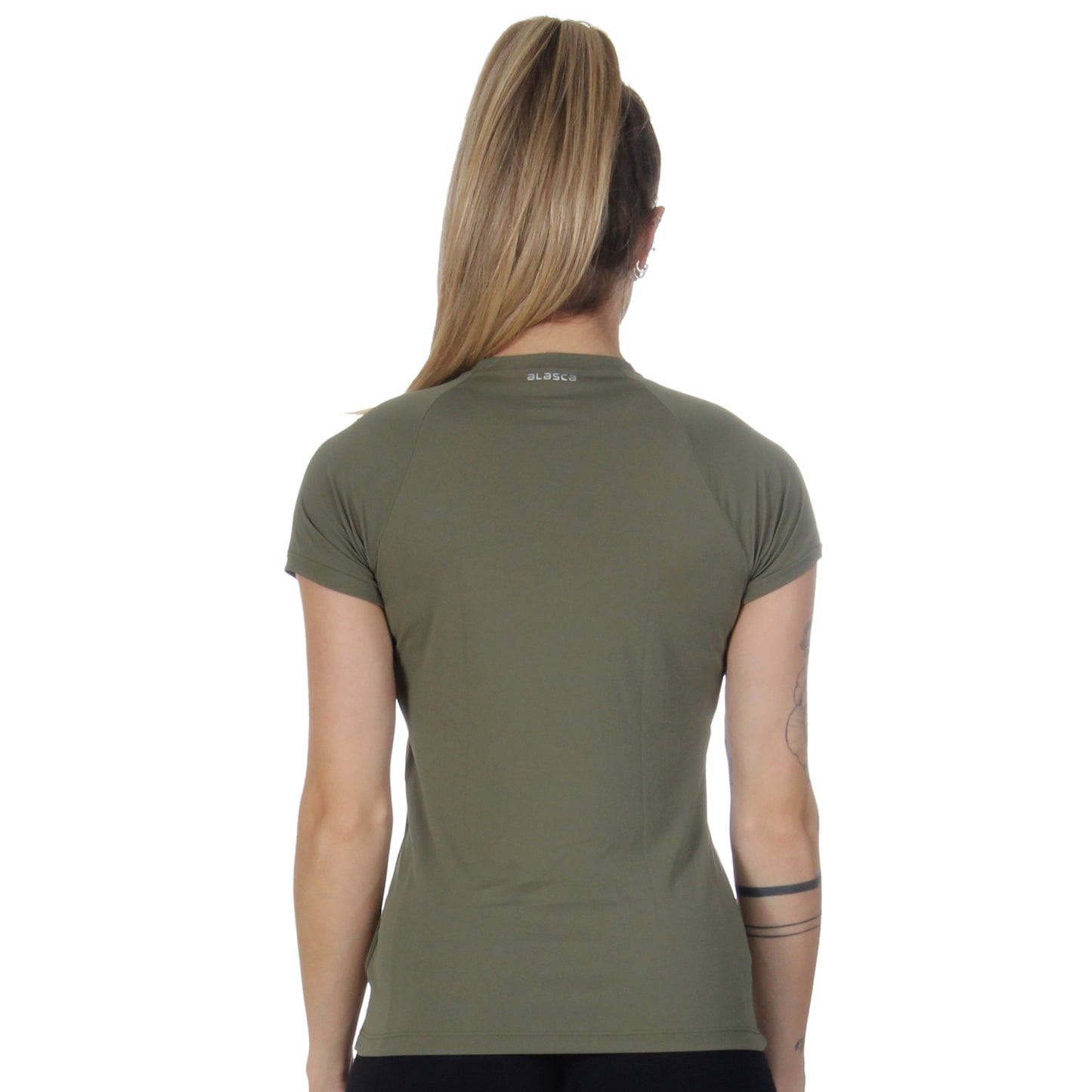 Camiseta Feminina Manga Curta Final Tech Verde Alasca
