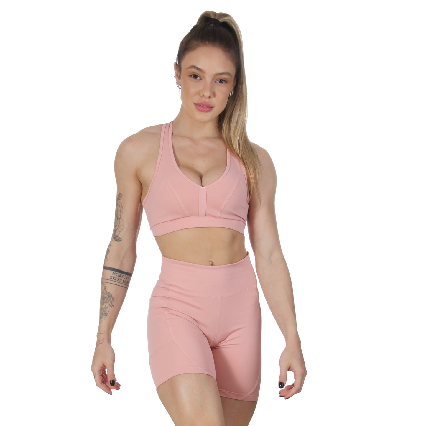 Bermuda Feminina Active Emana Rosa Alasca