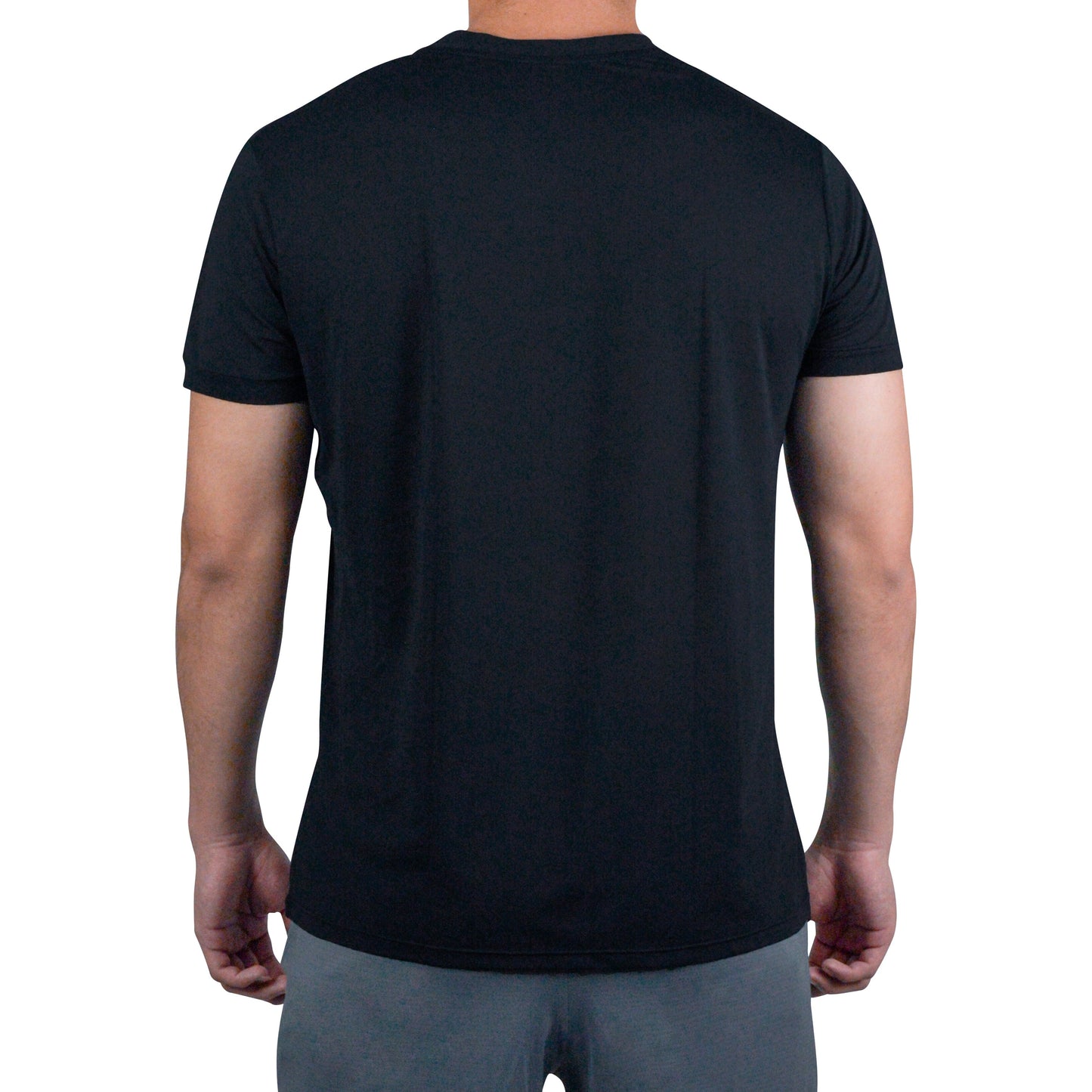 Camiseta Masculina Manga Curta Essential Preta Alasca