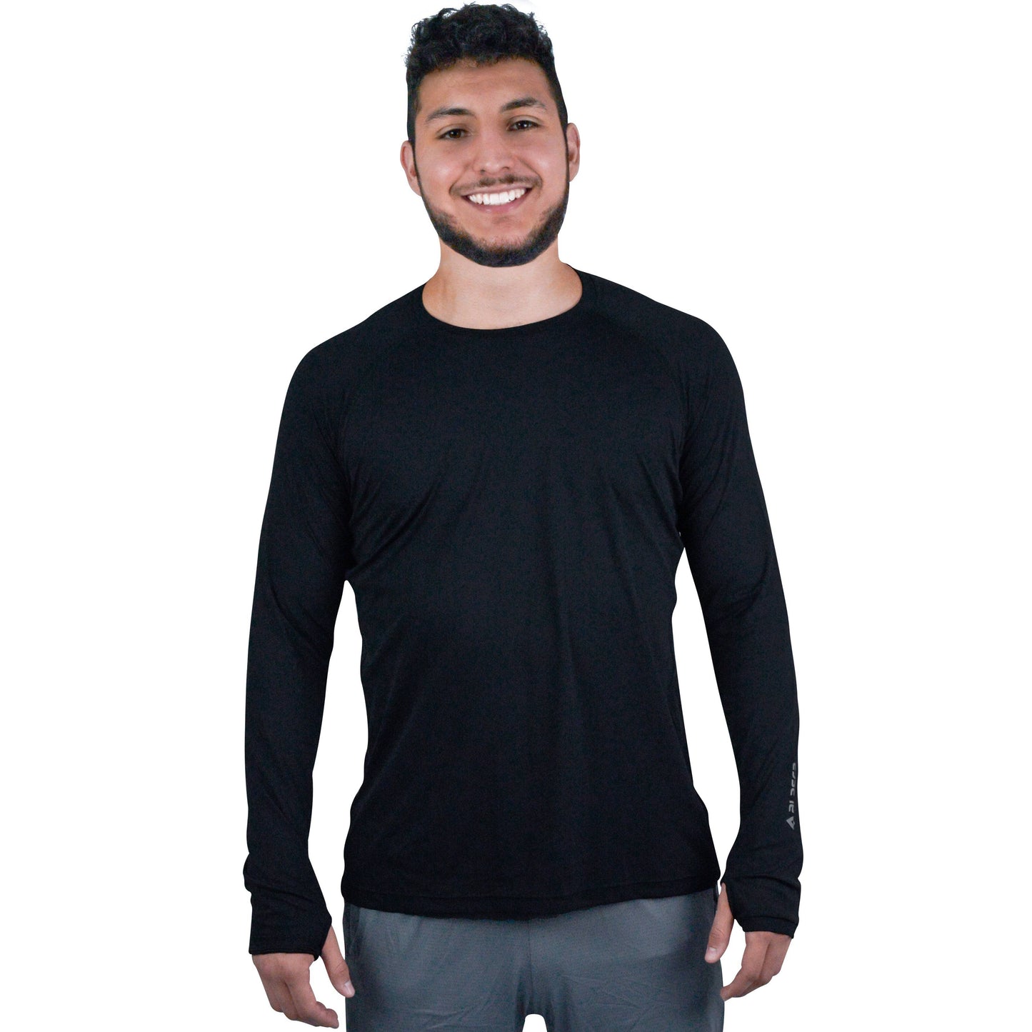 Camiseta Masculina Manga Longa Final Tech Preta Alasca