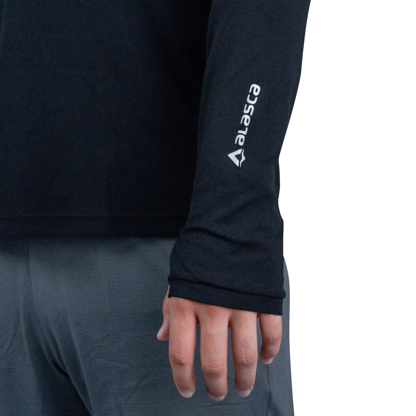 Camiseta Masculina Manga Longa Final Tech Preta Alasca