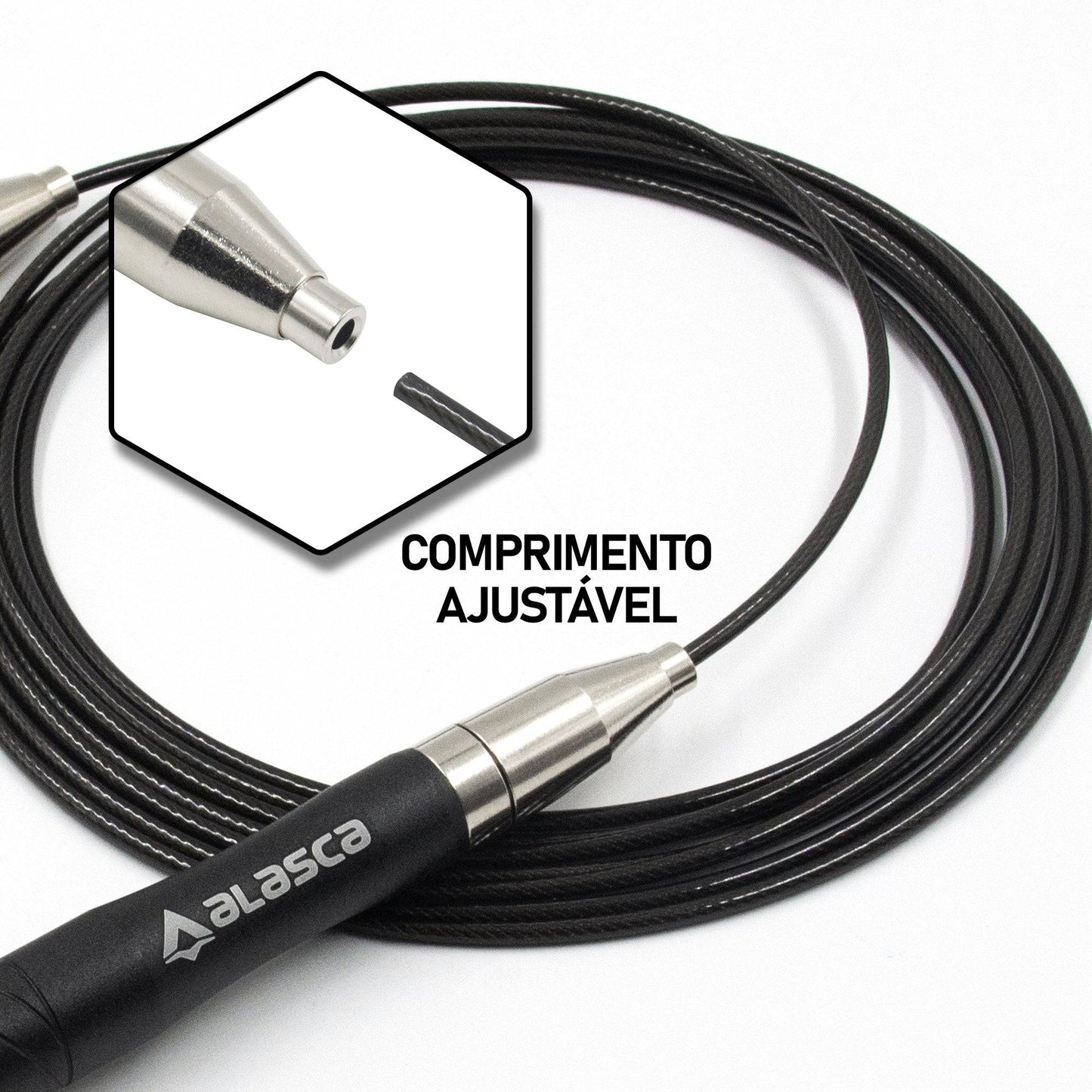 Corda de Pular Profissional Ajustável Alasca