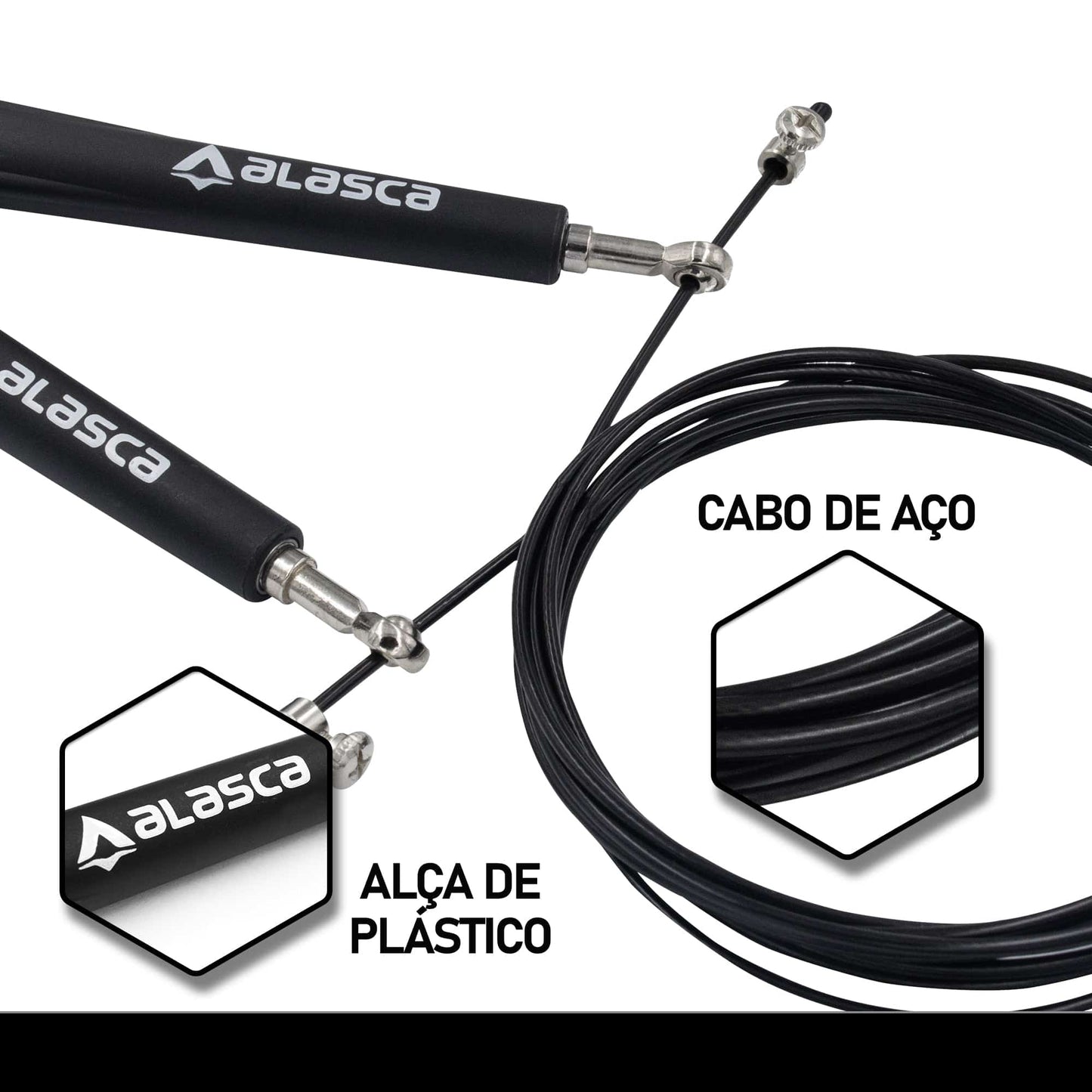 Corda de Pular Speed Rope Alasca