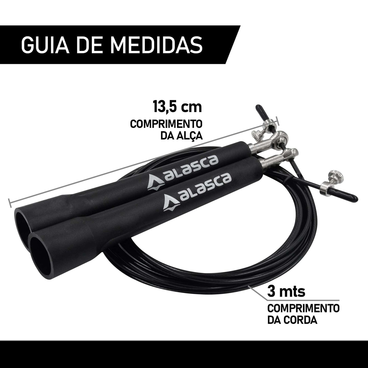 Corda de Pular Speed Rope Alasca