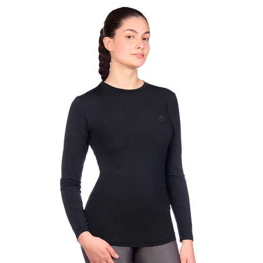 Camiseta Feminina Manga Longa Final Tech Preta